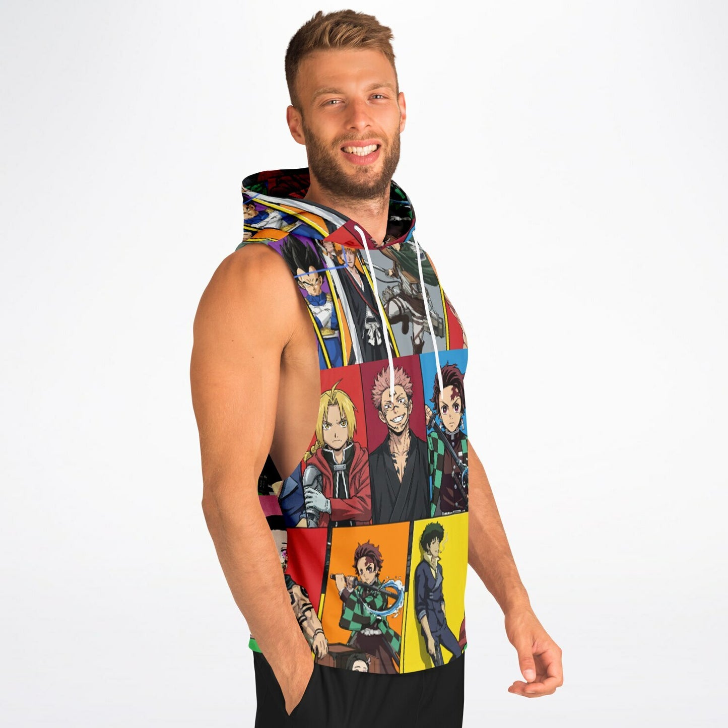Zenon Anime Armhole Hoodie - AOP