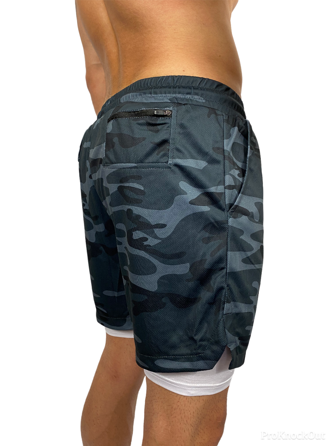 Compression shorts Camo Grey