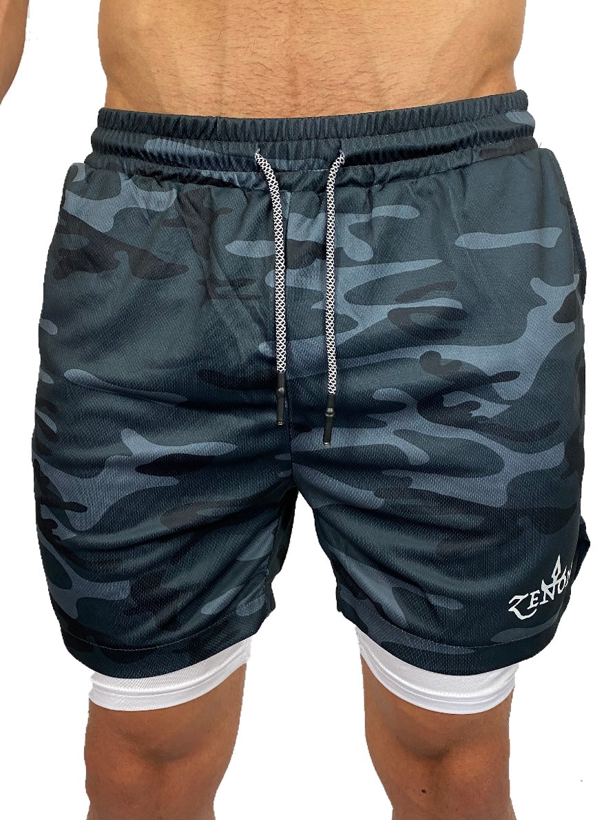 Compression shorts Camo Grey
