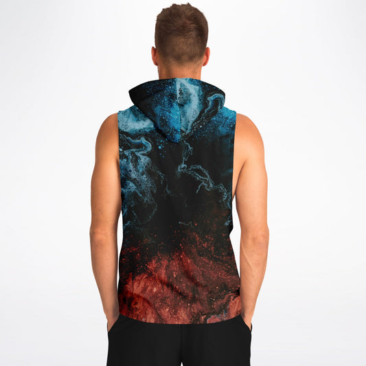 Athletic Drop Armhole Hoodie - AOP