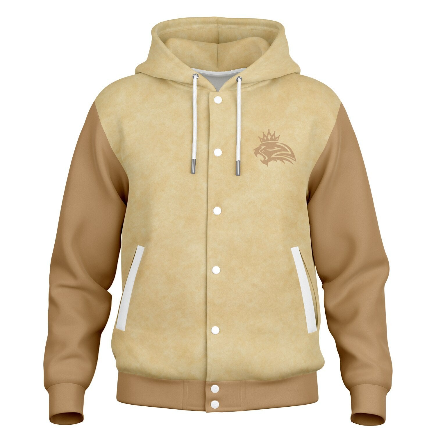 Beige Zenon Baseball Jacket – ZenonOfficial