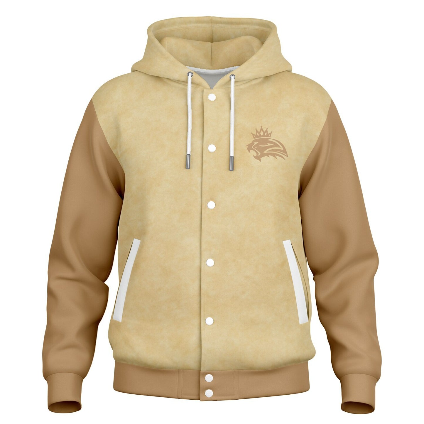 Beige Zenon Baseball Jacket