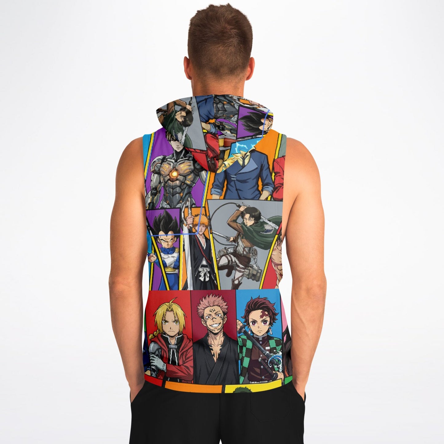 Zenon Anime Armhole Hoodie - AOP