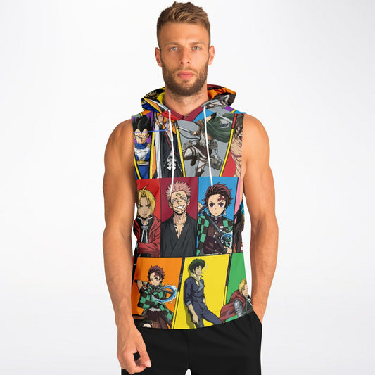 Zenon Anime Armhole Hoodie - AOP