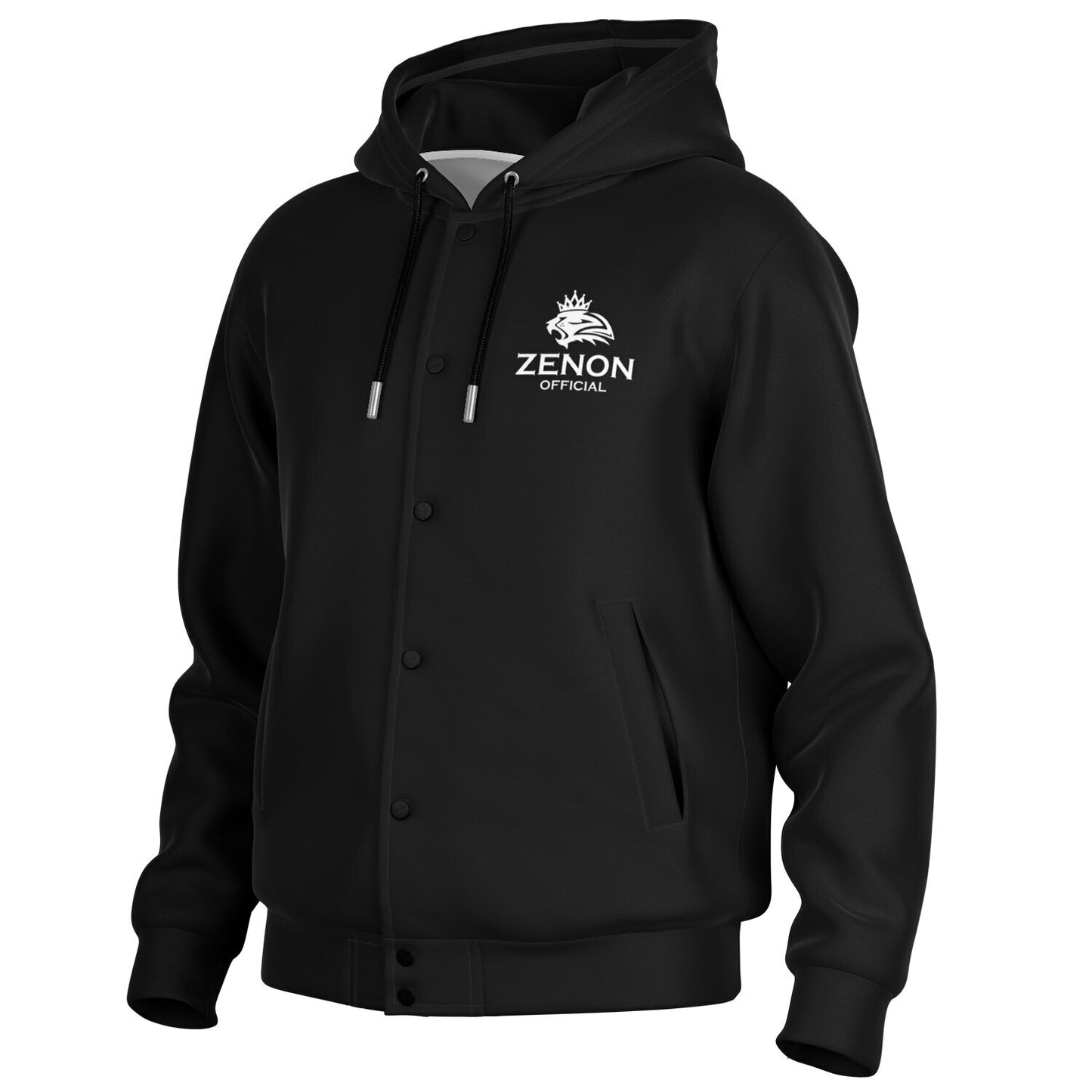 Zenon Hooded Baseball Jacket